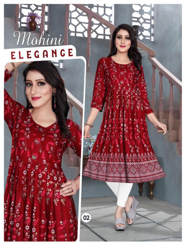 trendy Mohini Vol 6 Rayon Designer Kurti Collection